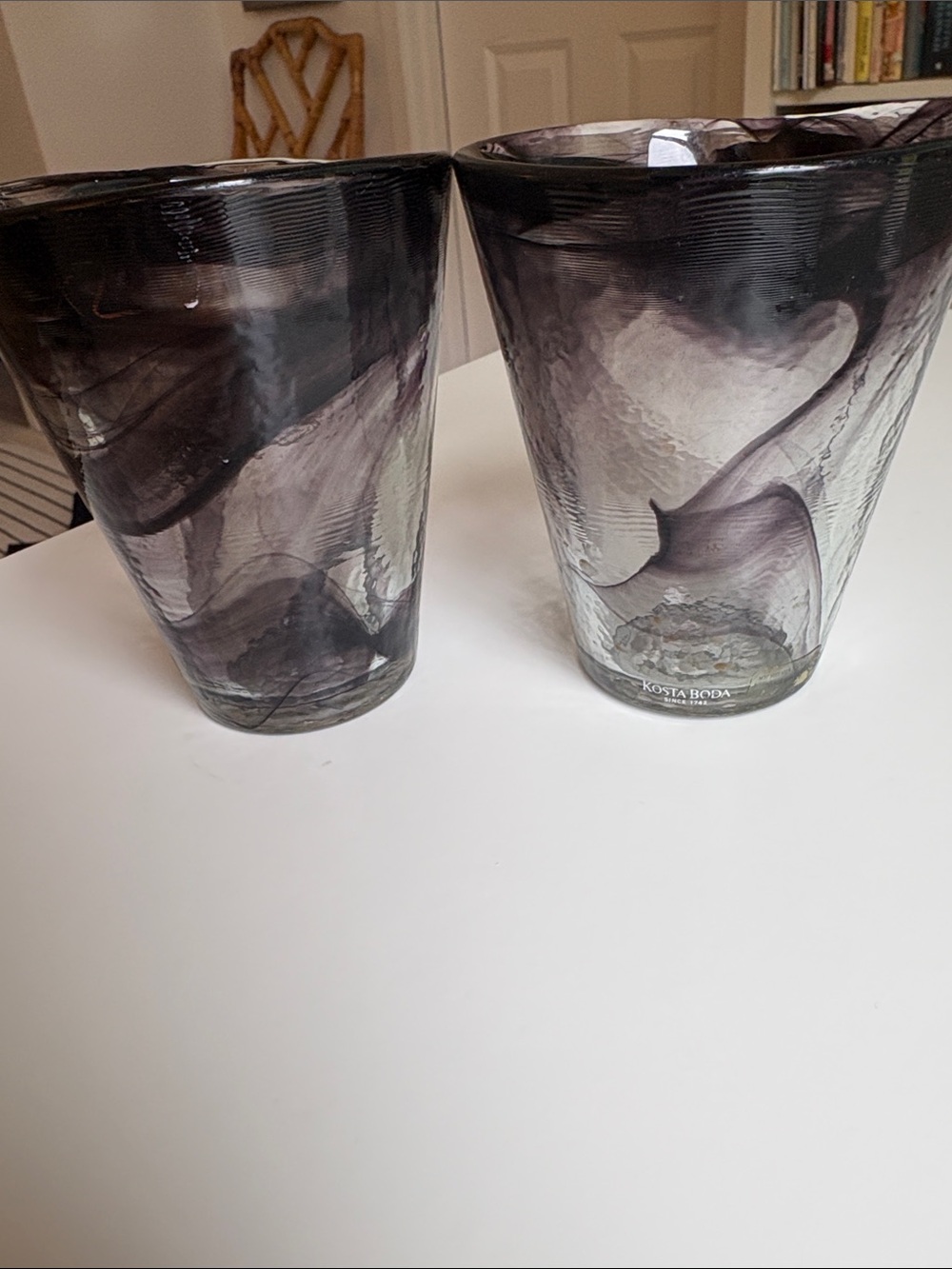 Kosta Boda hand blown glasses - Picture 3 of 4